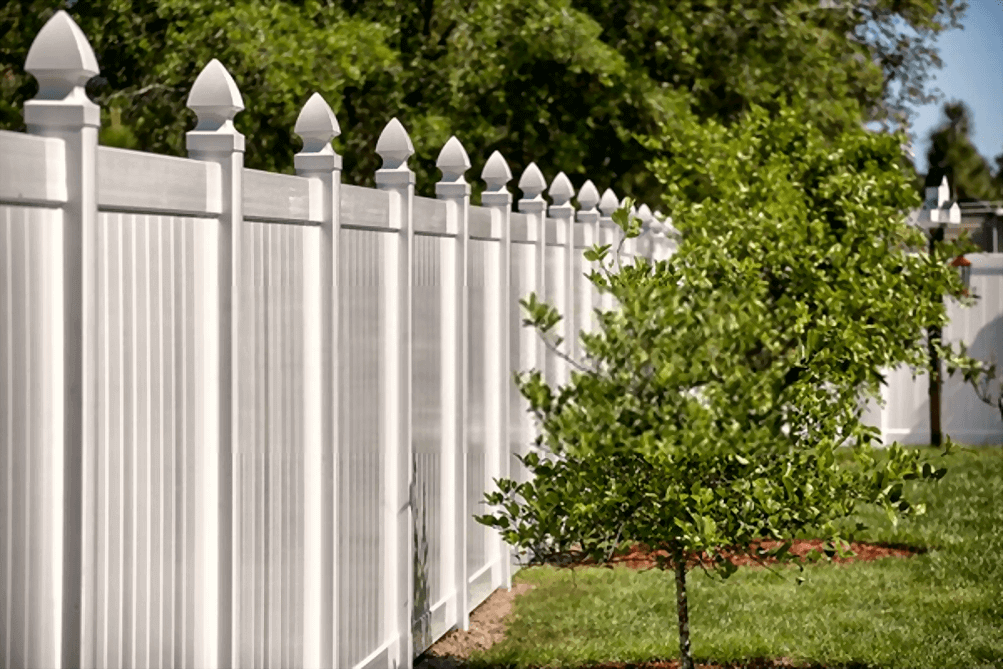 Vinyl Privacy Fence enhances privacy